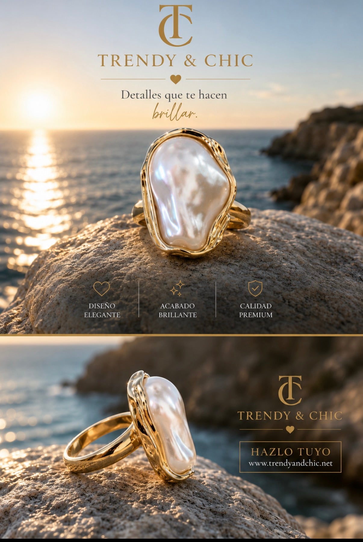 ANILLO PERLA AURORA