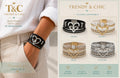 PULSERA HEART CHARM- VEGAN LEATHER
